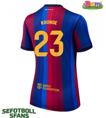 Barcelona Jules Kounde #23 Hemmatröja Kvinnor 2026-27 Kortärmad